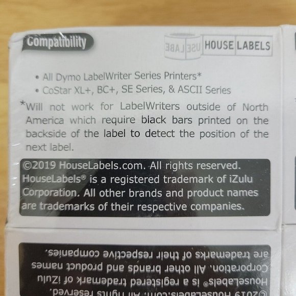 DYMO 30334 Replacement Multipurpose Label HL-30334 6 Rolls of 1000 2-1/4 - 1-1/4 - Picture 3 of 8